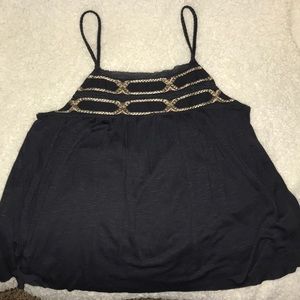 American Eagle stitched tank XS
